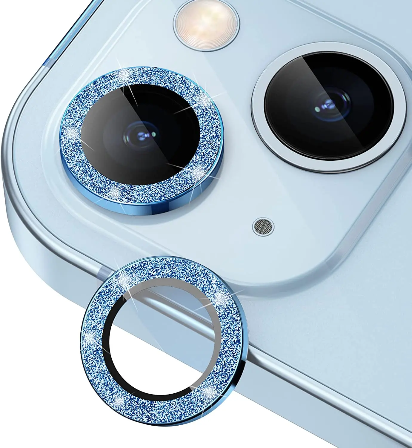 Glitter Diamond Tempered Glass Camera Lens Protector Screen Film