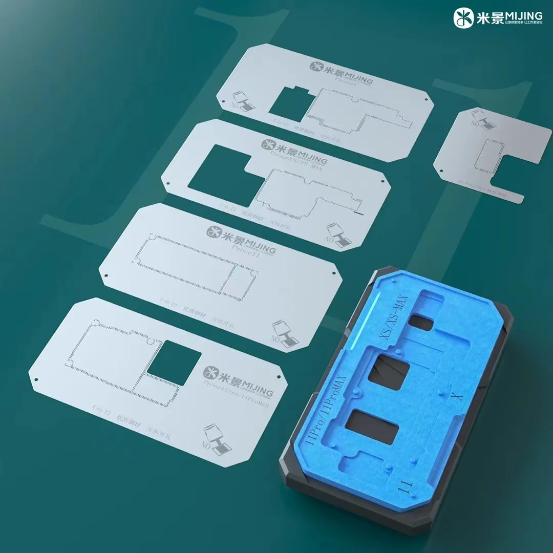 BGA Reballing Stencil MJ Z20Pro Planting Tin Template for iPhone