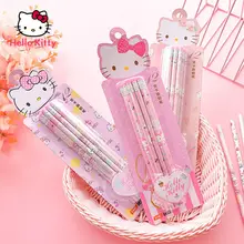 

Hello Kitty School Supplies Writing Pencil Children Triangle Rod Correction Grip Pencil for Girl