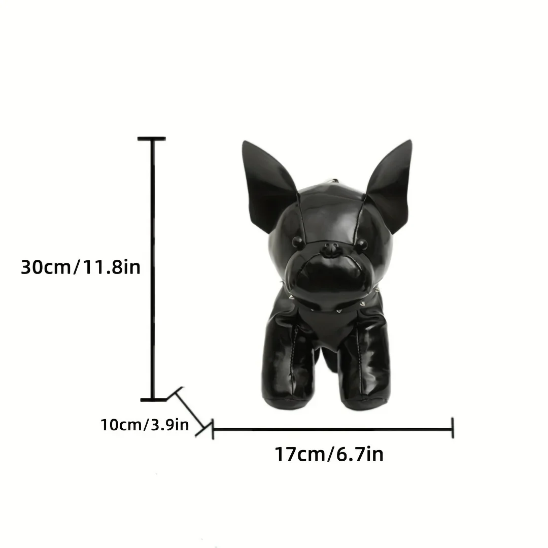 Cute French Bulldog Cartoon Bag for Women, Trendy Fashion 's Shoulder Crossbody Satire Doll Dog, Fashion Accessory, Casual Bag
