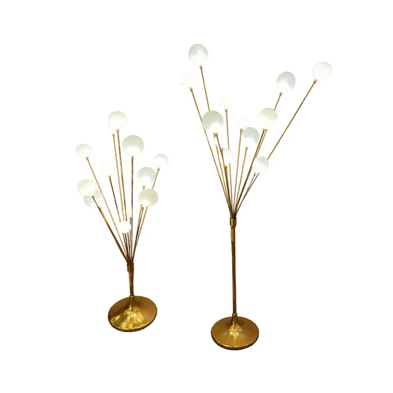 86 luz led estrada chumbo luzes de casamento decoração golden fruit tree forma para salão festa palco paisagem lâmpada