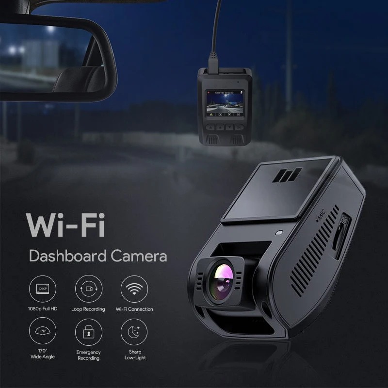 

New Car Dvr Dash Camera Novatek Sony Sensor Car Camera Full HD 1080P Drive Recorder Dashcam Mini WiFi Dash Cam