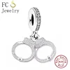 Fit Original Pan Charms Bracelet 925 Silver Profession Hobby Sport Cook Rock Muisc Makeup Game Fitness For Making Berloque 5