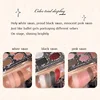 Flower Knows black Swan Ballet Eyeshadow Palette Matte Fine Shimmer Pearl Face Palette 6 Colour Glitter Eye Shadow