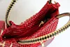 2025 Luxury Fashion Diamonds Women Handbags Genuine Leather Shoulder Bag Female White Rhinestone Messenger Crossbody Tote Bags 5