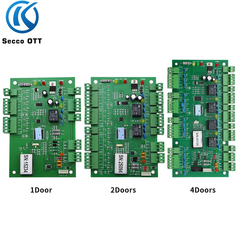 SDK 신형 RS485 RFID 출입 통제기 단일 도어 이중 4도어 네트워크 출입 통제 메인보드 위건드 26 무료 소프트웨어 SQL