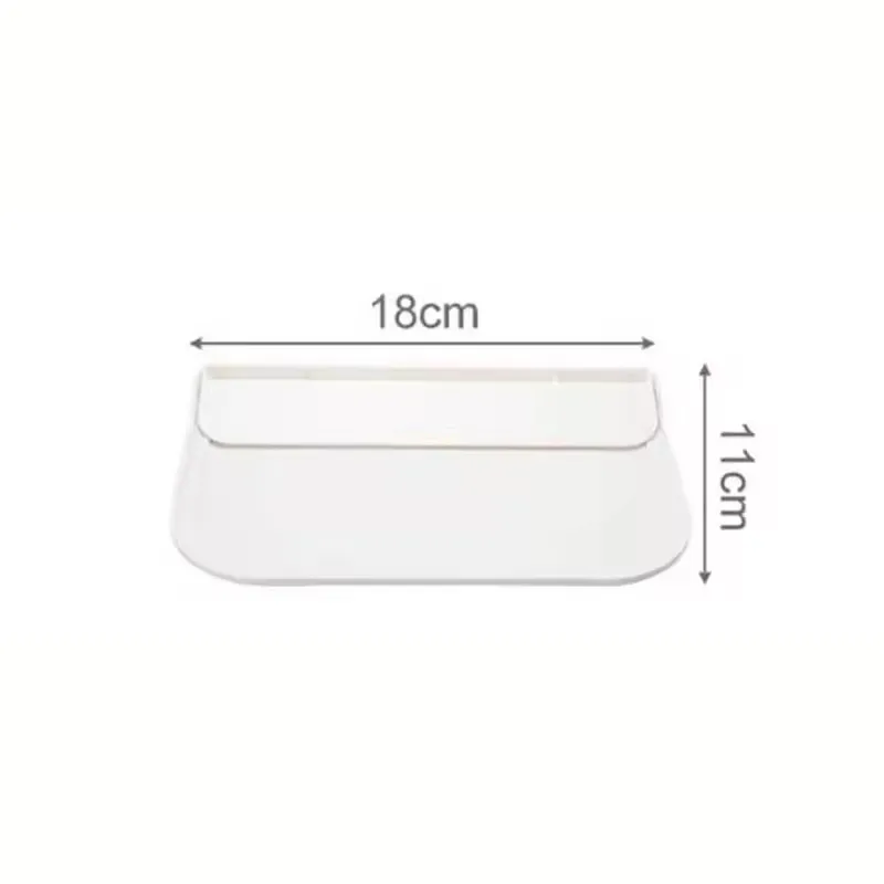 1pc Foldable Wall-mounted Shelf, For Bathroom, Toilet, Kitchen, Bedside, No Drilling Phone Storage, Wifi Router Storage 6