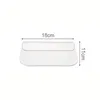 1pc Foldable Wall-mounted Shelf, For Bathroom, Toilet, Kitchen, Bedside, No Drilling Phone Storage, Wifi Router Storage 6