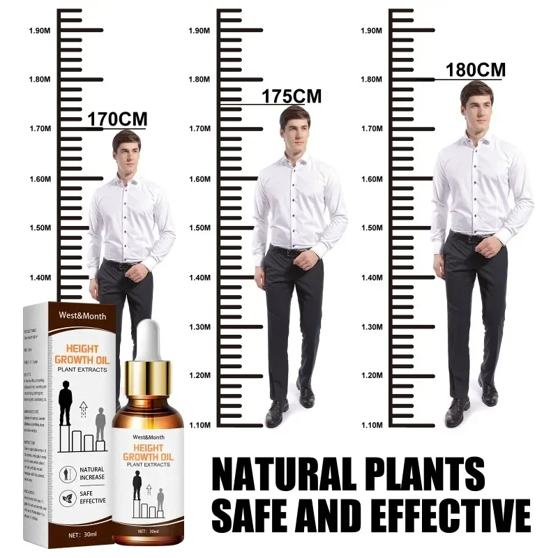 Increase Height Essential Oil Grow Taller Conditioning Oils Soothing Growth Oil Massage Promote Herbal Bone Foot Body height increase essential oil