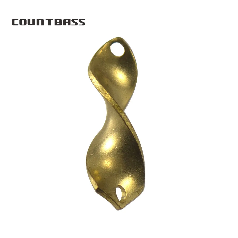 COUNTBASS50pcsBrassSalmonFishingSpoonBlanks23g564oz33g1