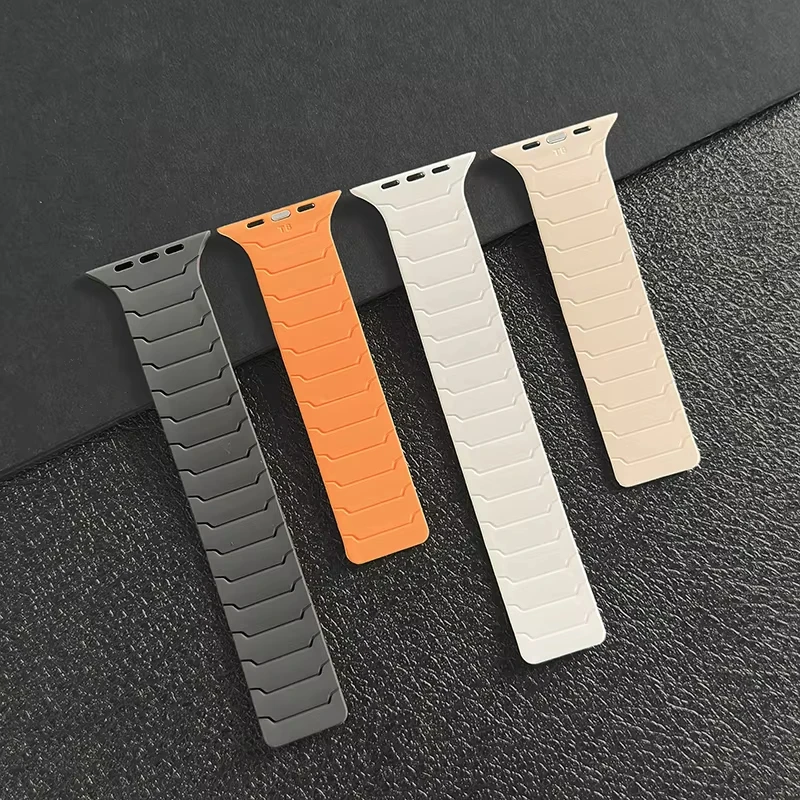รูปสินค้า สายแม่เหล็กยืดหยุ่นสำหรับ Apple Watch ทุกขนาด