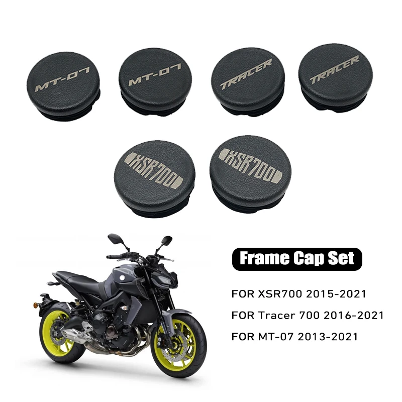 

For Yamaha MT07 MT-07 Tracer700 XSR700 XSR 700 TRACER 700 2013-2021 Motorcycle Frame Hole Cover Caps Plug Decorative Frame Cap