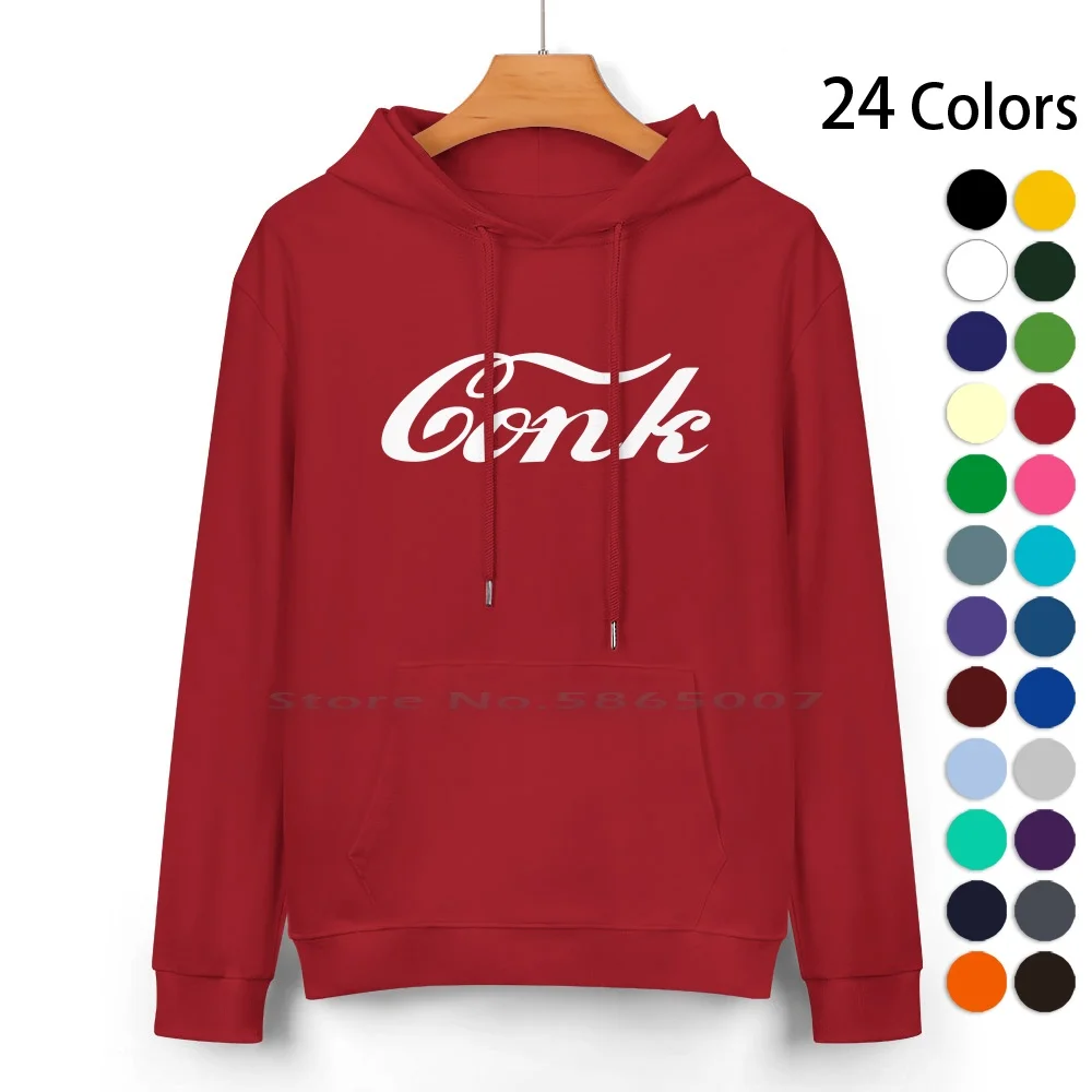 

Conk Meme Pure Cotton Hoodie Sweater 24 Colors Conk Bepis Funny Dank Meme Cola Coke 100% Cotton Hooded Sweatshirt For Women Men