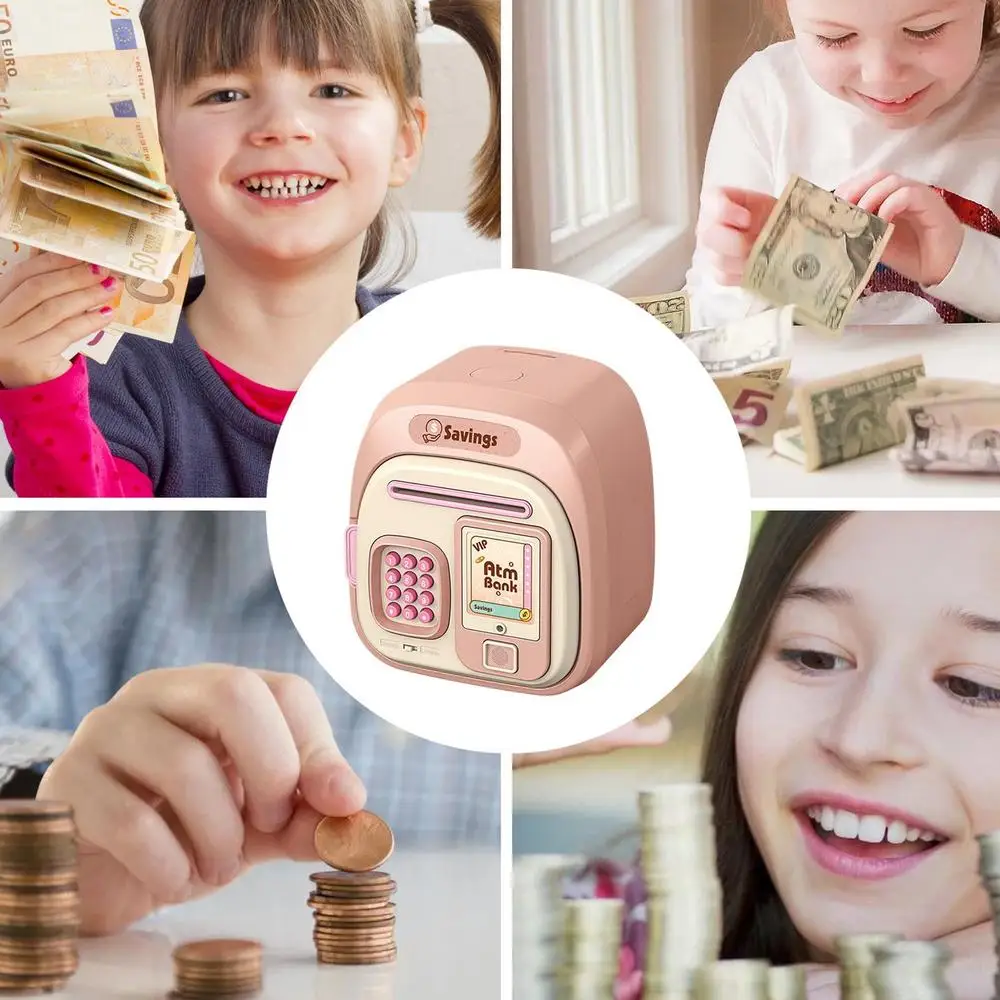 Kids Atm Bank Cash Bank Electronic With Password Lock Money Bank For Kids 18 Kids Atm Bank Cash Bank Electronic With Password Lock Money Bank For Kids