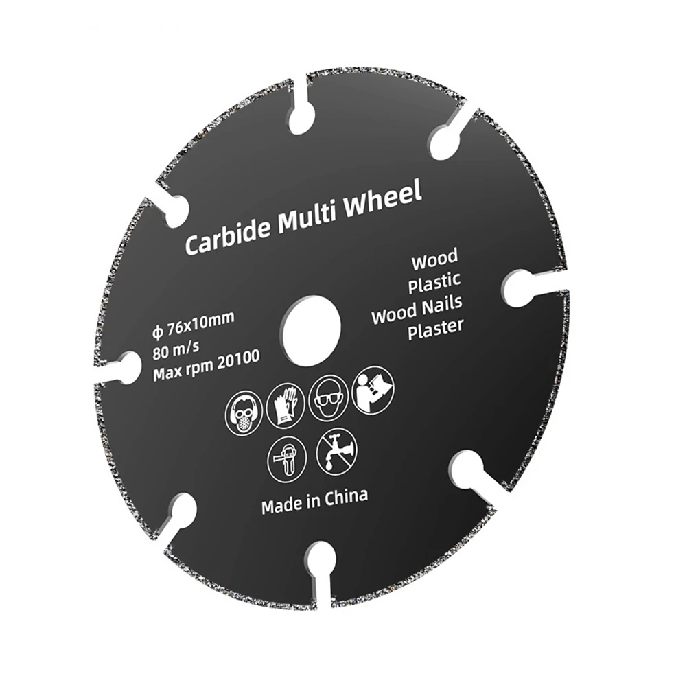 

Saw Blade Cutting Disc 3inch 76mm Circular Cutting Disc Resin Grinding Wheel Saw Blade Angle Grinder Brand New