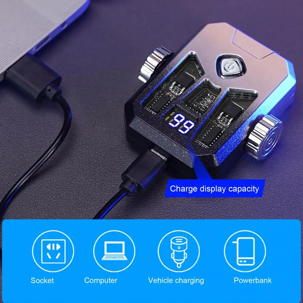 Bbq Lighter Electric Arc Igniter Windproof Igniter Spinning Toy