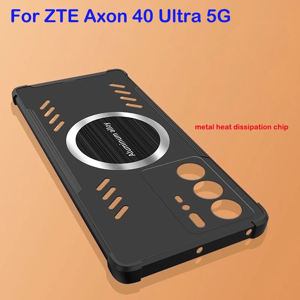 

Чехол для ZTE Axon 40 Ultra, корпус из алюминиевого сплава для рассеивания тепла для ZTE Axon40, Ультра чехол для Axon40Ultra, графеновое охлаждение