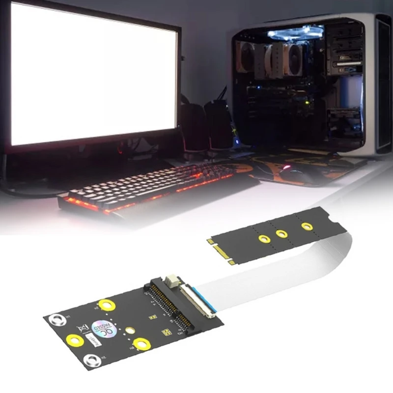 

Прочный переходной кабель M.2 на Mini PCIE для модулей полной и половинной высоты