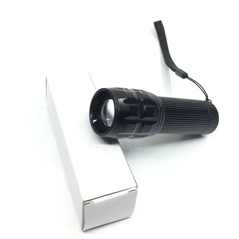 가정용 비상용 손전등: 장거리 줌, 초고휘도 3모드 LED, 배터리로 작동, 소형 텔레스코픽, 사이클링에 이상적