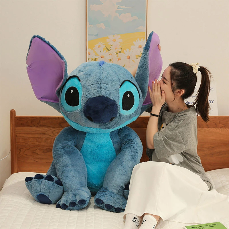 Peluche de Lilo & Stitch de Disney para niños, juguete de felpa de gran  tamaño, Animal de dibujos animados Kawaii, cojín, almohada, muñeca, pareja,  regalo de Navidad, azul| | - AliExpress