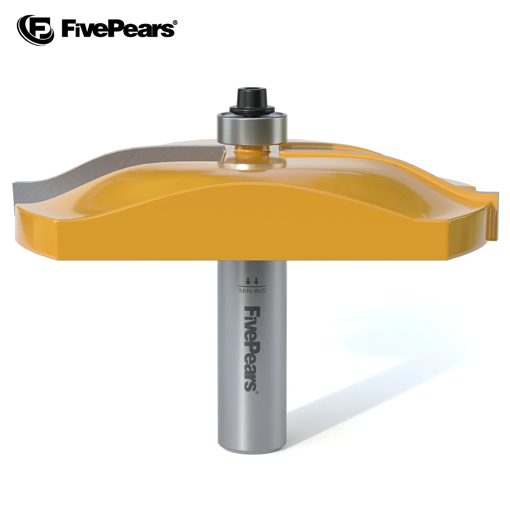 

FivePears，Ogee Raised Panel Cabinet Door Router Bits Material:YG6X ，1/2 In Shank Tools Milling Cutter Router Bit For Wood