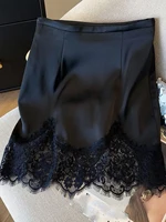 Sexy black lace high waist mini skirt women summer streetwear short skirts woman clothes 2026 fashion casual Straight skirt hot - Image 4