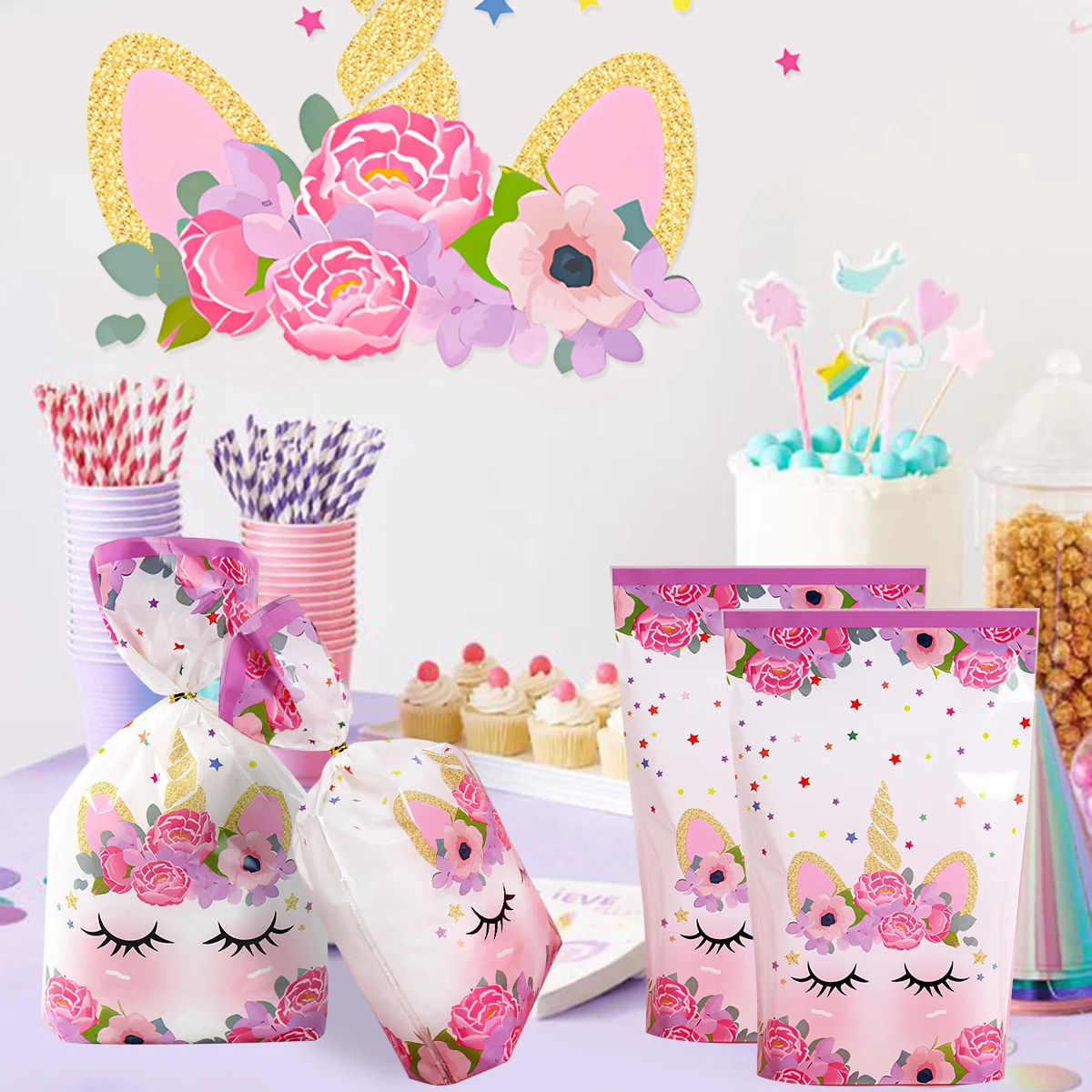 Unicorn-Party-Candy-Gift-Bags-Biscuit-Packing-Bag-Unicorn-Birthday-Gift ...
