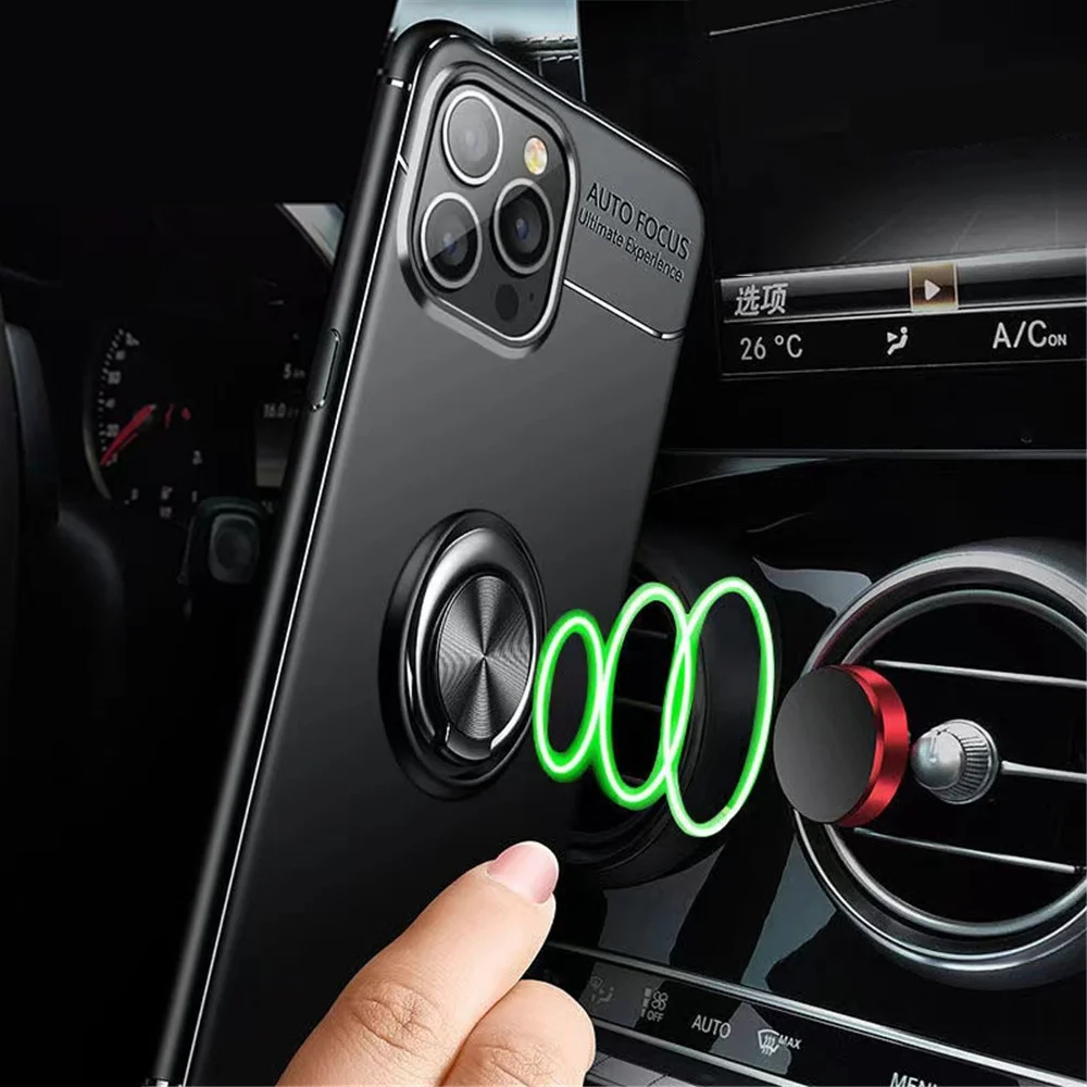 

14 Pro Max For iPhone 14 Pro Max Case iPhone 14 Pro Cover Good Touch Feeling Finger Ring Case For iPhone 14 Plus 14 Pro Funda
