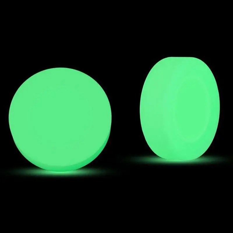 

Glow In The Dark Ice Hockey Puck Light Up Green Sports Dodgeballs Glowing Balls Party Supplies For Indoor Outdoor Road Roller