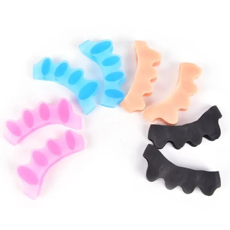 Toe Separators Corrector Protector 1Pair Silicone Gel Thumb Valgus