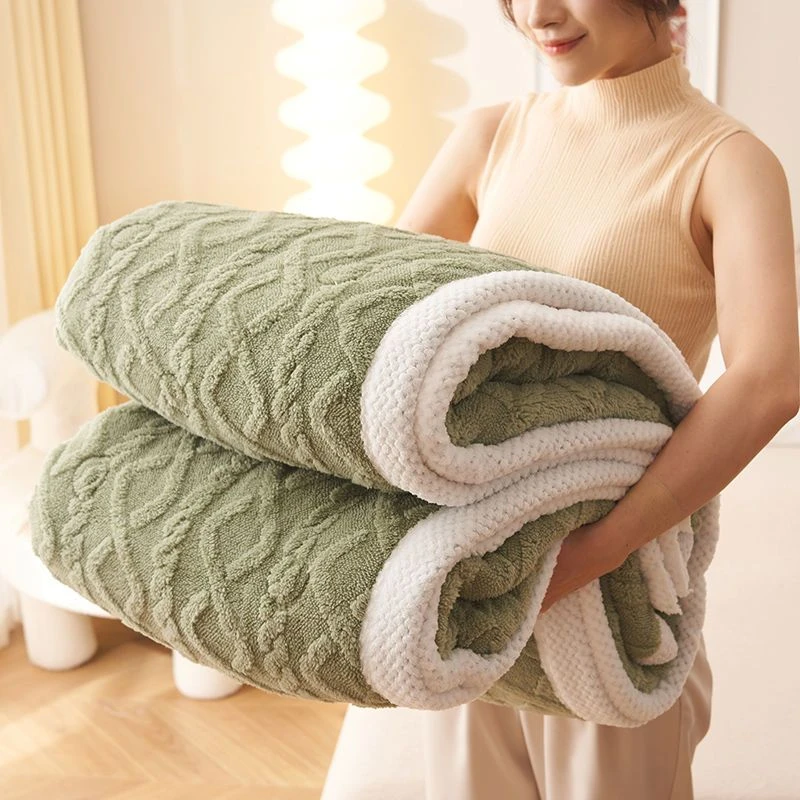 Super Soft Quilt Cover Blanket Dural Purpose Winter Warm Thicken