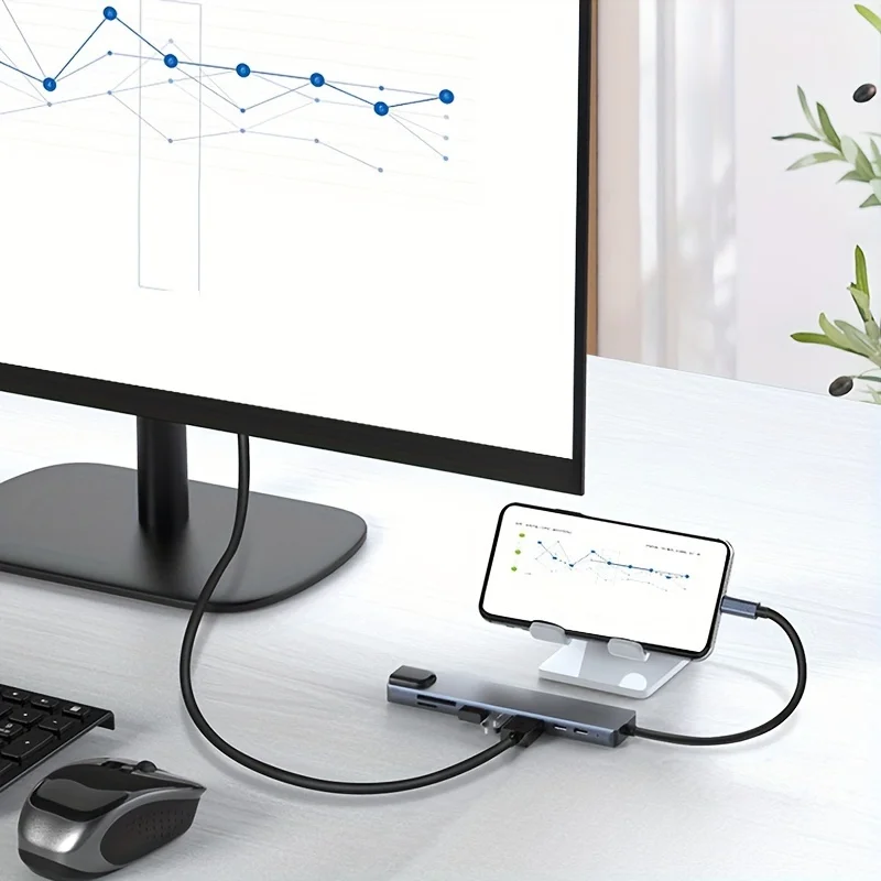 7-in-1 Usb-c Hub With Hdmi 4k And Sd Tf Card Reader Adapter_voghion.com