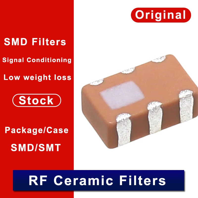 SMD 블루투스 안테나 필터, 1575AT47A0040E, 1595 MHz, 1.555 GHz-1.6 GHz, 5 개