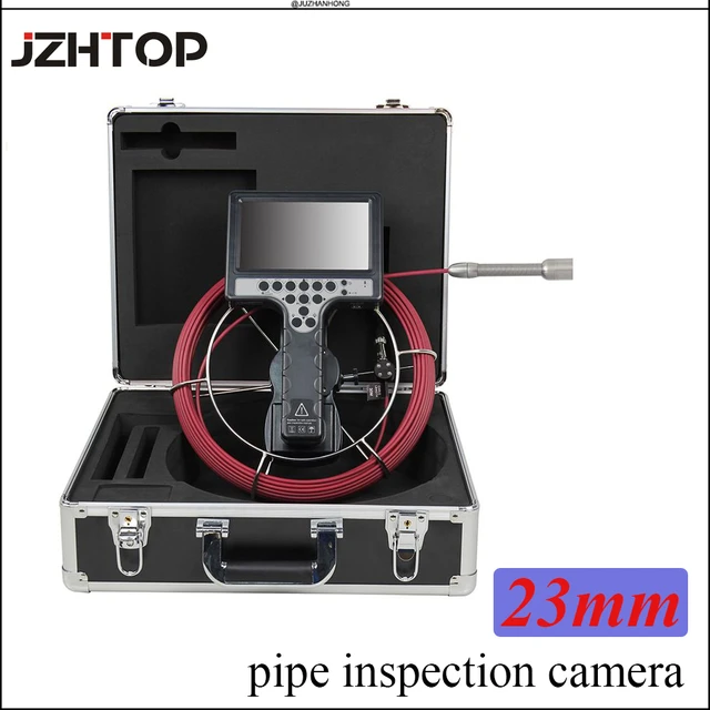 Caméra d'inspection vidéo de tuyau égout serpent 23mm, Endoscope