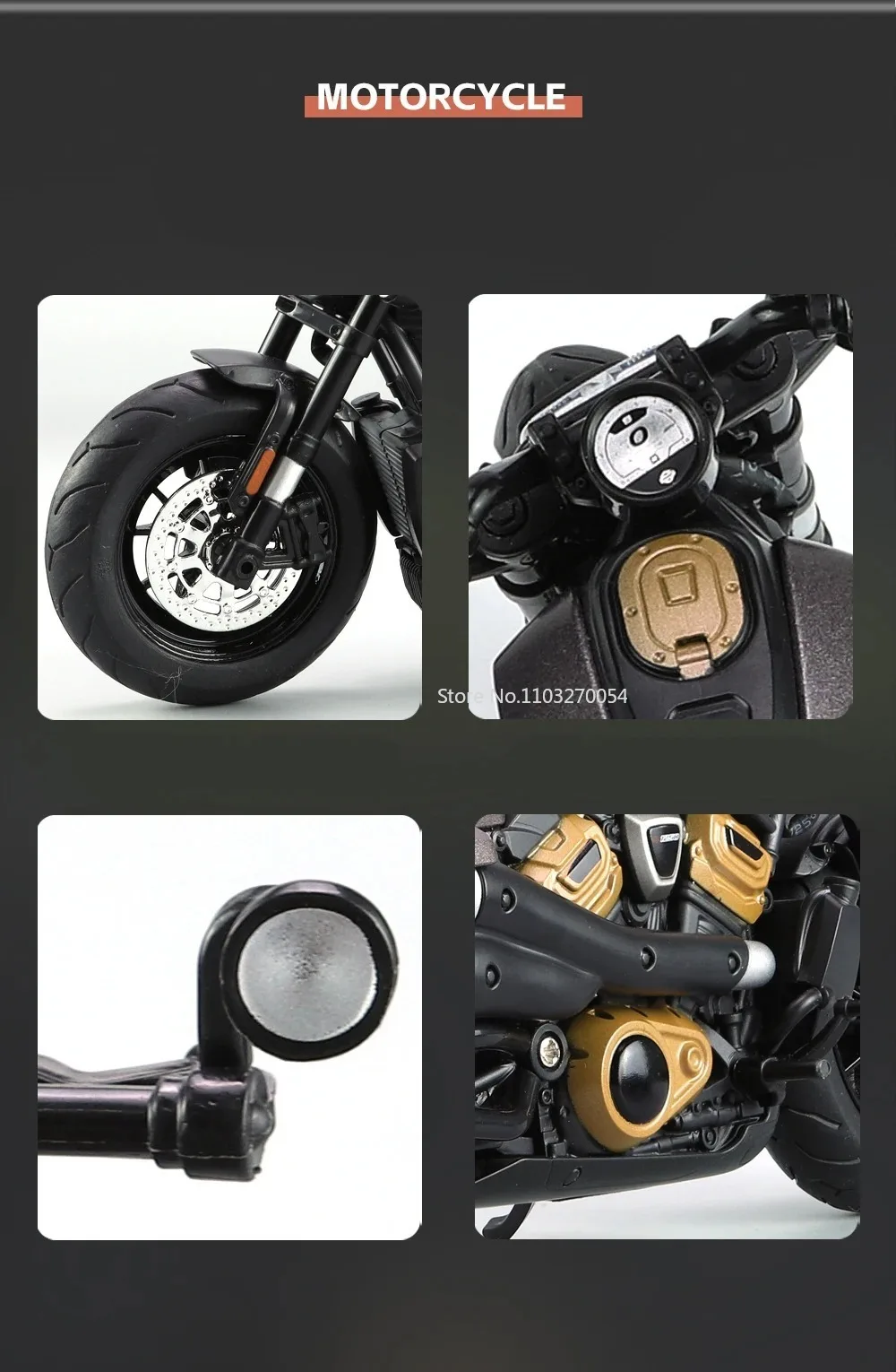 1/12 Alloy Car Models Motorbike Toys Simulation Diecast