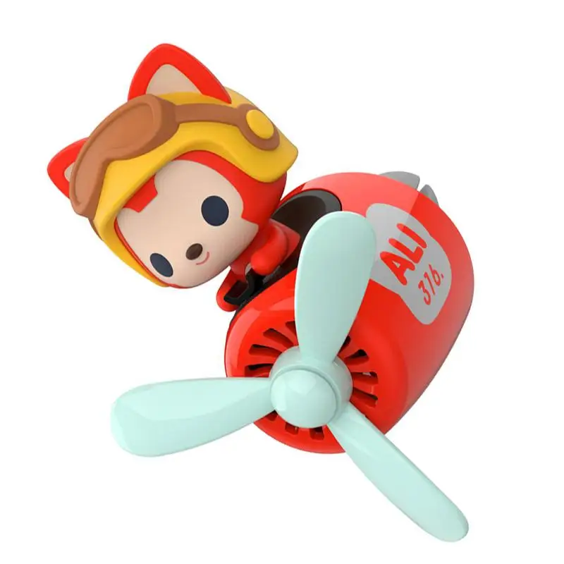 

Car Air Freshener Interior Decorations Cute Cartoon Rotating Propeller Car Diffuser Air Outlet Vent Fresheners Aromatherapy