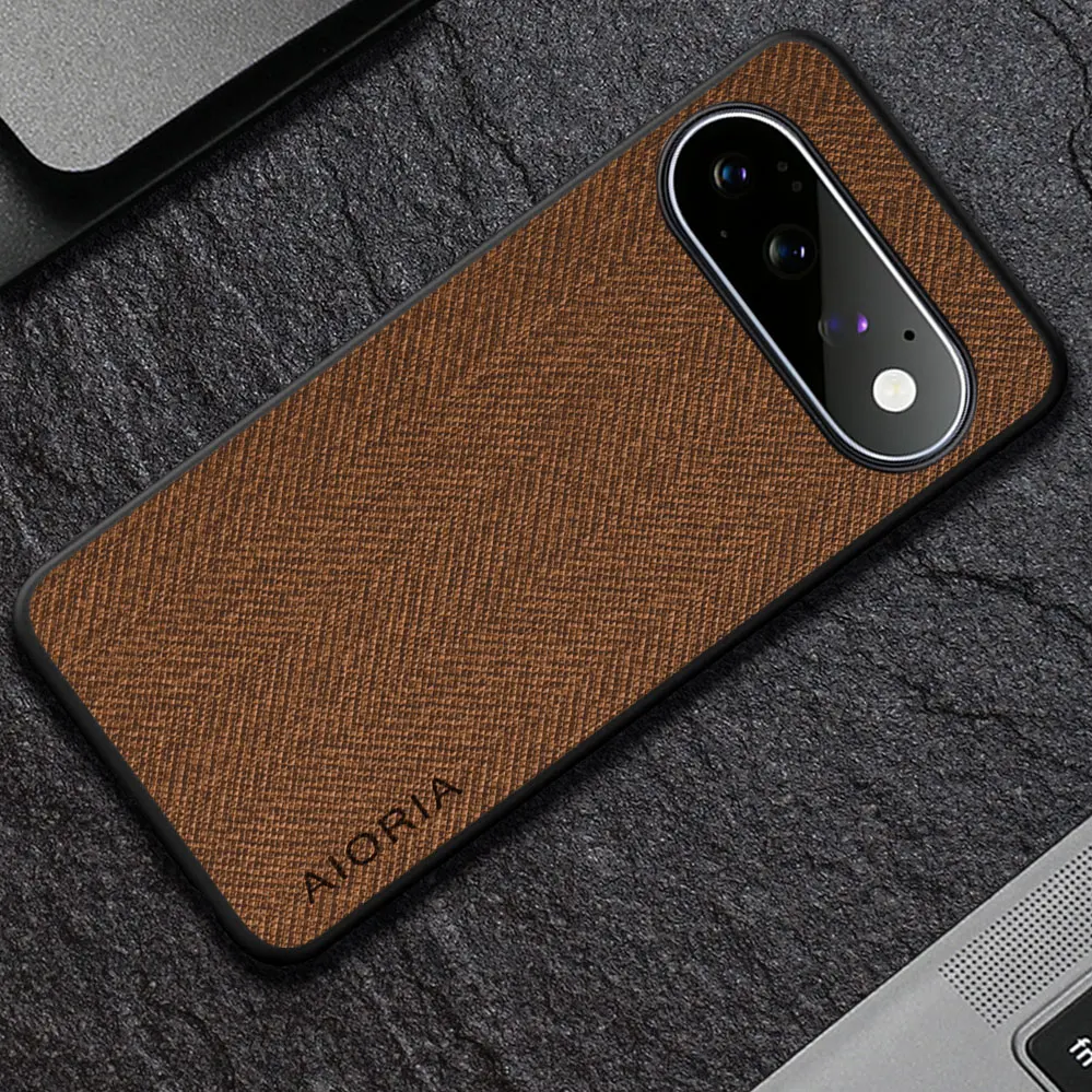 Luxury Textile Leather Skin Soft Case for Google Pixel 11 Pro XL