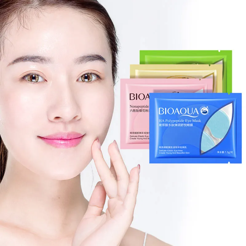 

5Pairs Moisturizing Eye Mask Hyaluronic Acid Collagen Seaweed Natural Plant Anti-Puffy Dark Circle Eye Patches Skin Care Tools