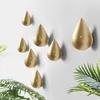 Wall Mounted Hook Creative Water Droplet Clothes Hats Hook Powerful Multi-Purpose Keychain Decorative Wall Clothes Storage 2