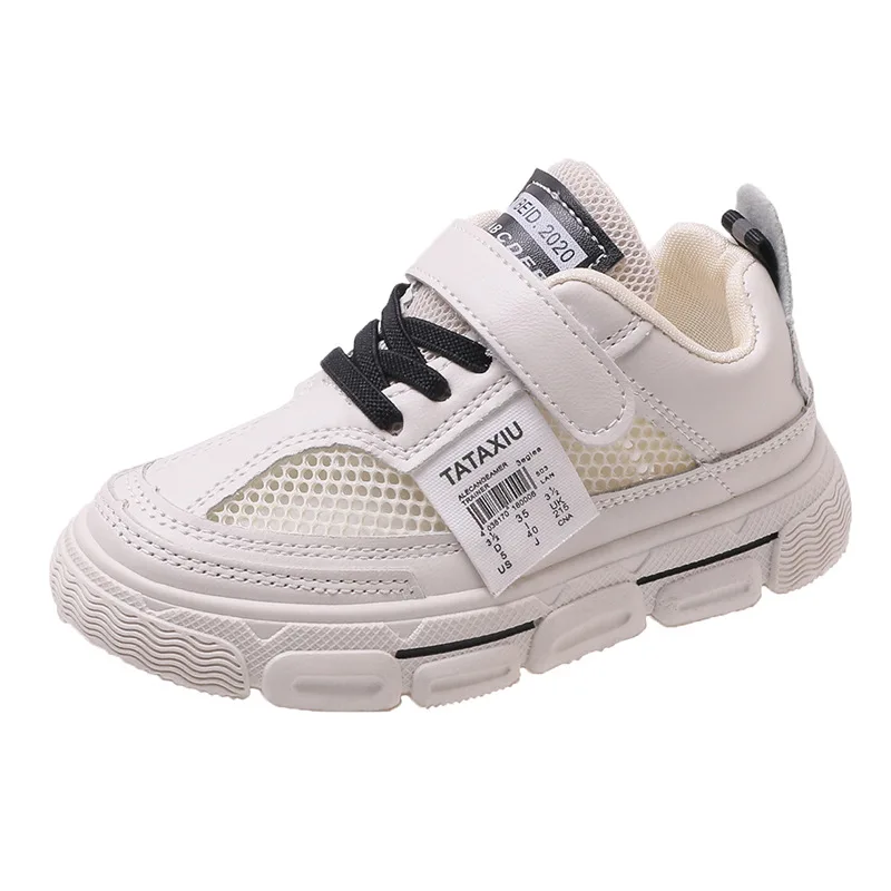 

Children's Little White Shoes Summer 2023 New Single Mesh Breathable Boys' and Girls' Sports Shoe for Big Boys