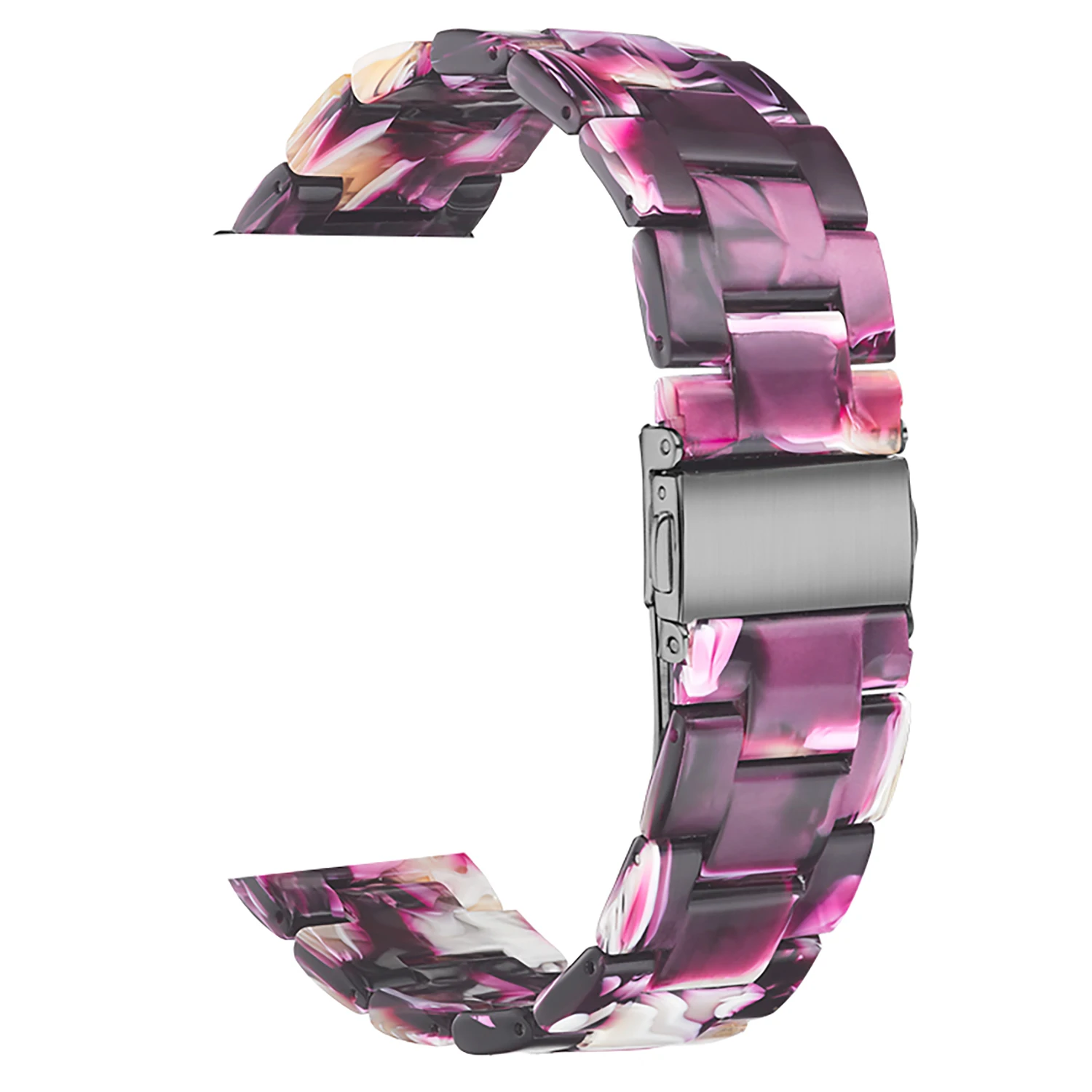 Universal 18mm Women's Resin Watch Strap - Trendy Design