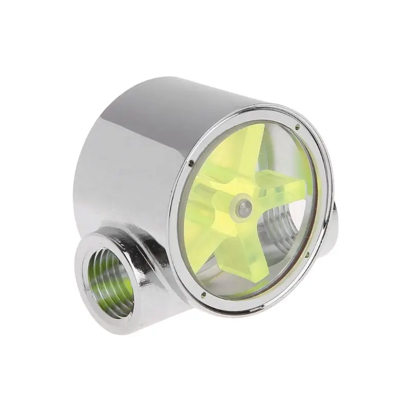 

2-сторонний расходомер с водяным охлаждением ПК с резьбой G1/4, легкая установка с полированной поверхностью