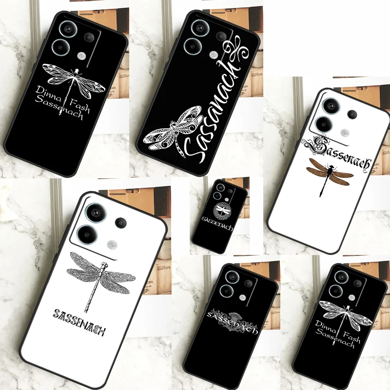 Outlander Sassenach Dragonfly Phone Case Coque