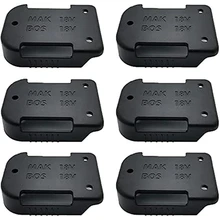 

6 Pack Battery Mounts Holder For Makita 18V Battery,Also For 18V Battery Mounts/Belt Clip,Wall Battery Holder