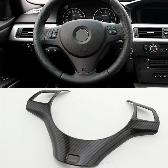 Juste de volant de voiture en cuir suédé personnalisé, housse tressée  coordonnante, BMW M dehors M3, E90, E91, E92, E93, E87, E81, E82, E88,  bronchE84 - AliExpress