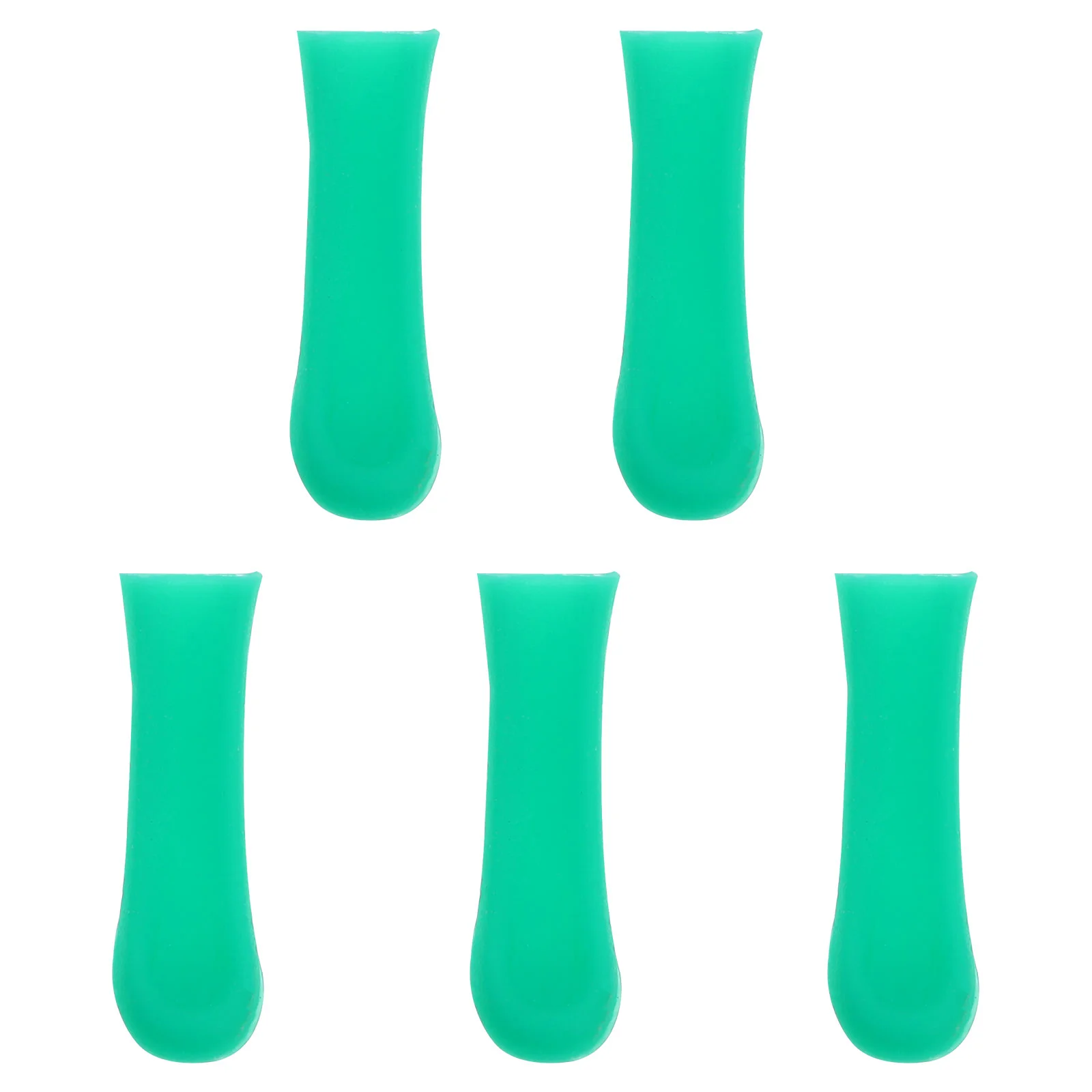 5pcs Ear Wax Removal Tool Silicone Ear Spoon Tips Visual Ear Cleaner Replacement Tips Visual Ear Accessories 4
