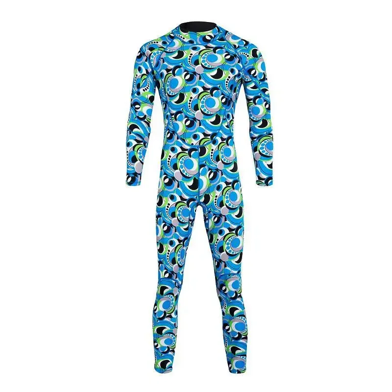 One-Piece Camouflage Diving Suit for Men, Full Body Thickened