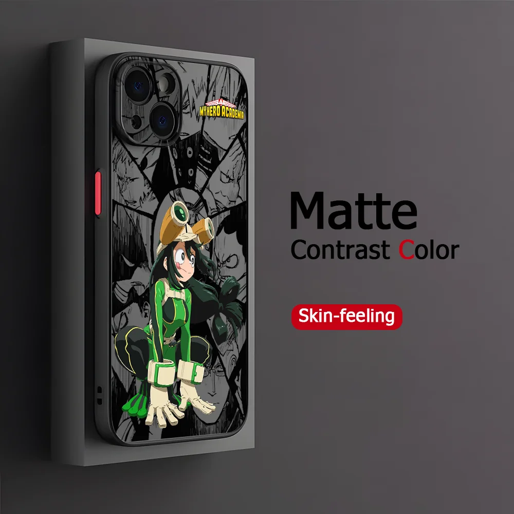 Deku My Hero Academia Matte Transparent Hard Phone Case