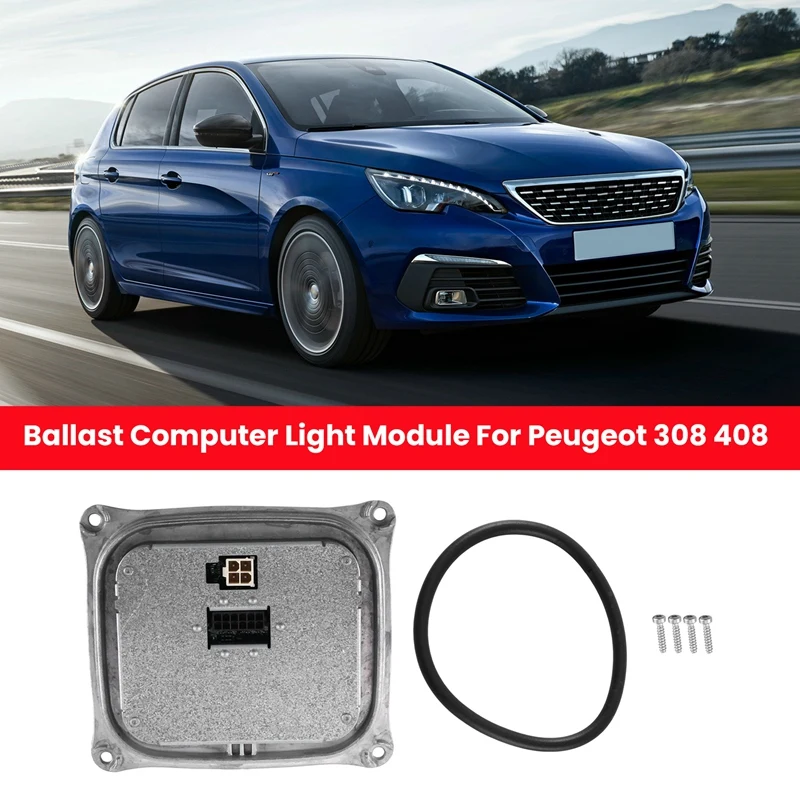 

1610426980 480772 Car Xenon Headlight Main Beam Ballast Computer Light Module For Peugeot 308 408