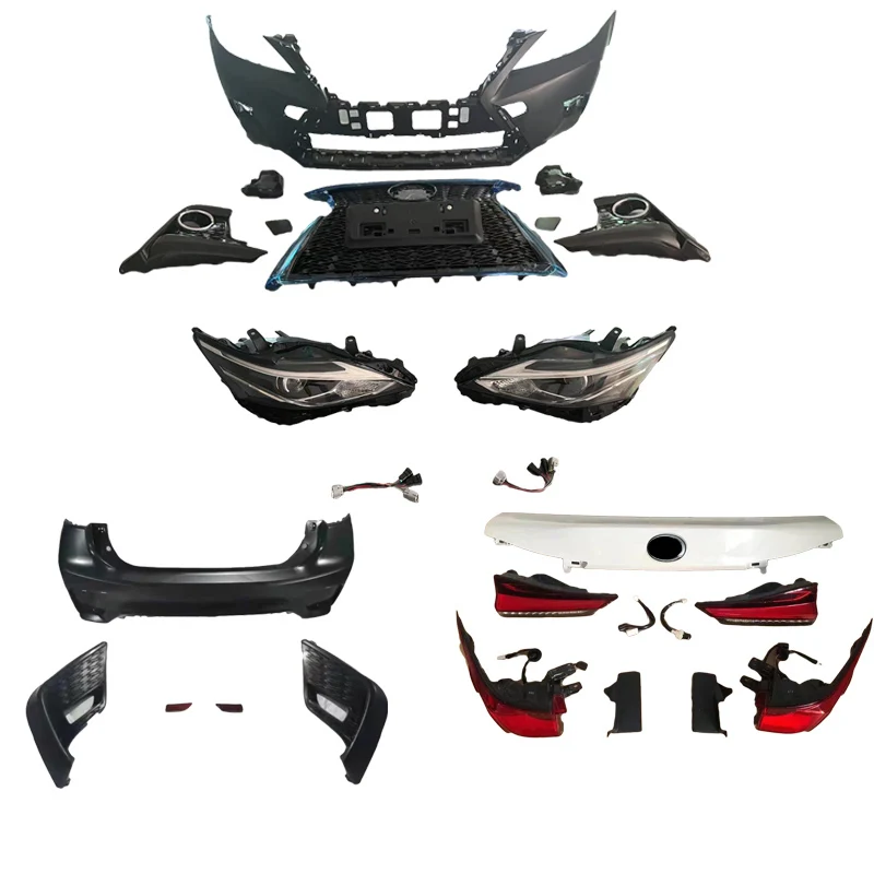 

Car PP Body kits for CT200 CT200H 2012-2019 Upgrade 2020 CT Front and Rear Bumper Guard kit